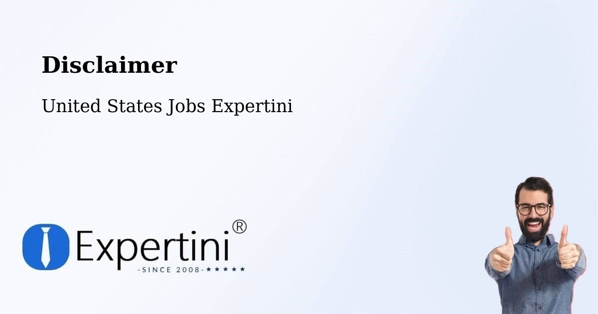 Disclaimer – Leon Valley - United States Jobs Expertini